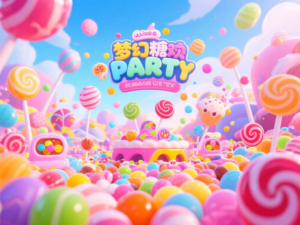 在五光十色的糖果世界中，谁没有梦想过沉浸式的甜蜜体