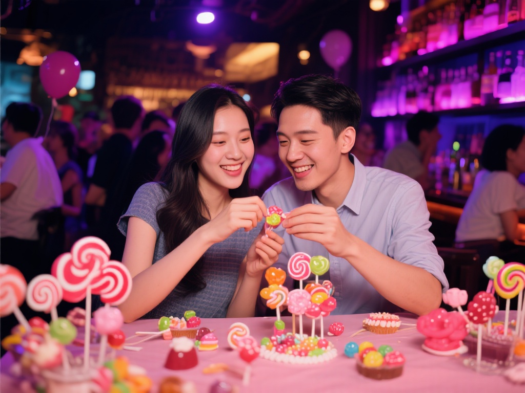 酒吧糖果派对狂欢夜,邂逅甜蜜心动新体验