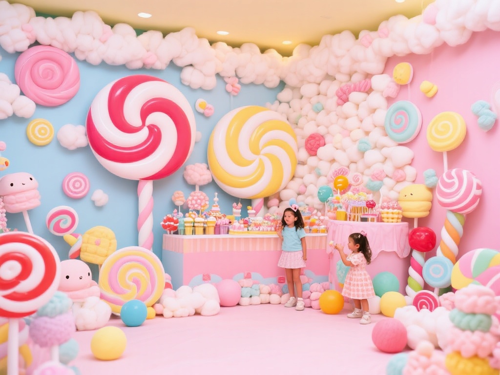 糖果派对奇幻甜蜜之旅：探索梦幻甜点王国的大冒险