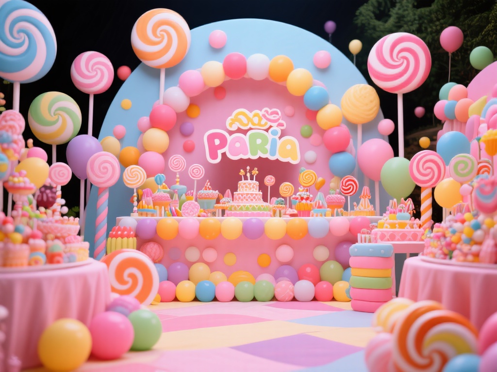 糖果派对一直是各种活动与庆典中的亮点，它充满童趣的