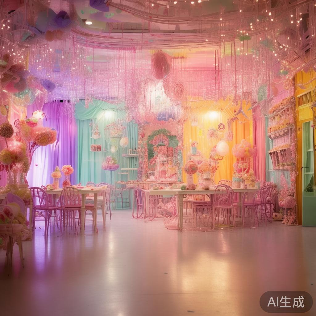 糖果派对布展创意设计与布置攻略全面提升派对氛围 任何成功的布展都离不开明确的主题。糖果派对通常以“